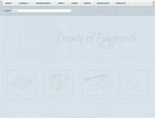 Tablet Screenshot of countypaintearth.ca